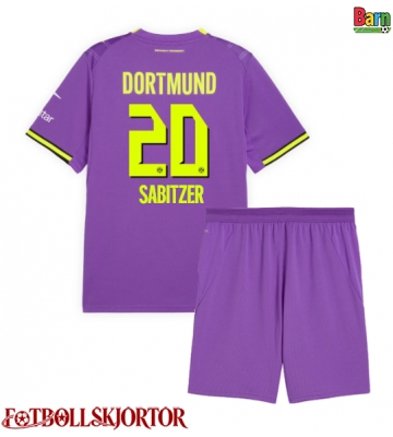 Borussia Dortmund Marcel Sabitzer #20 Tredje Kläder Barn 2026-27 Kortärmad (+ Korta byxor)